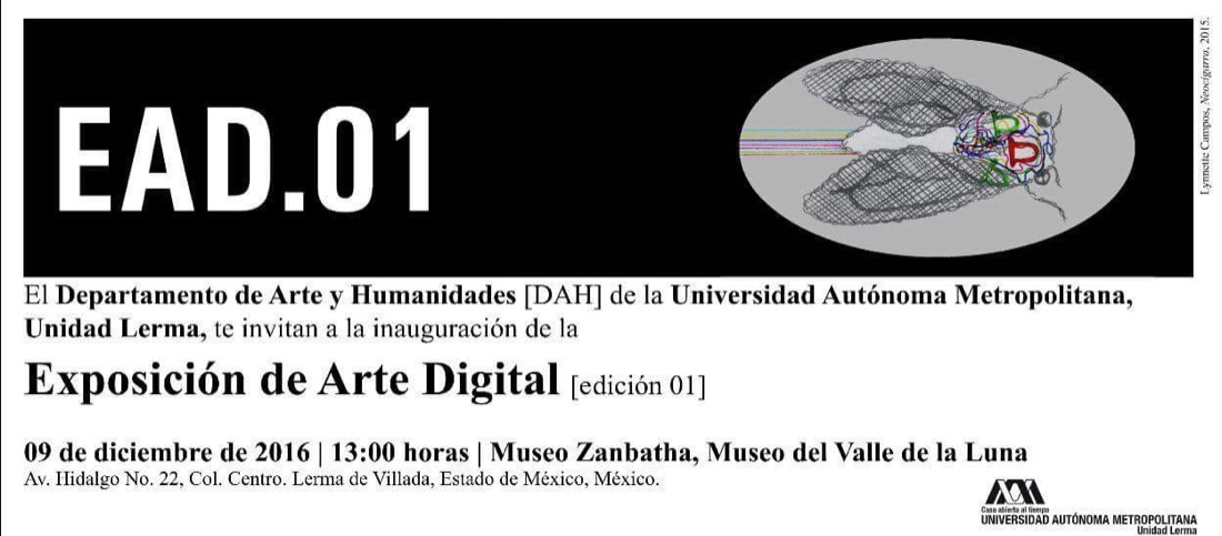 Cartel de EAD.01: Exposición de Arte Digital