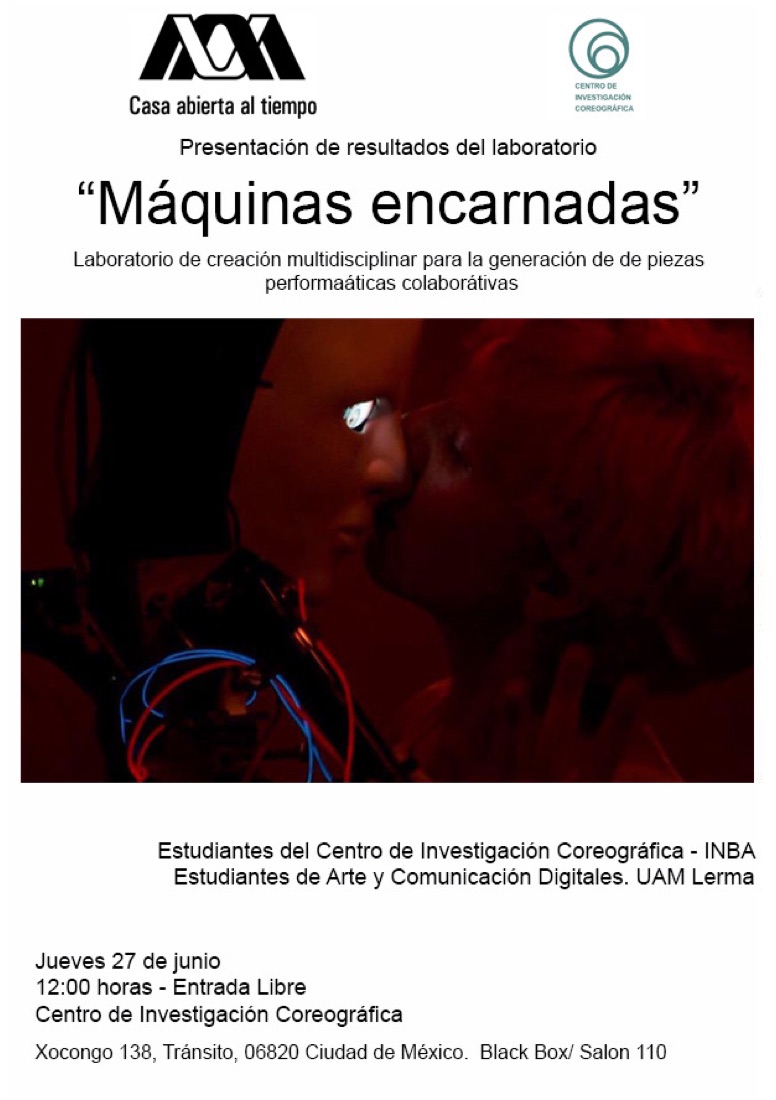 Cartel de Máquinas encarnadas