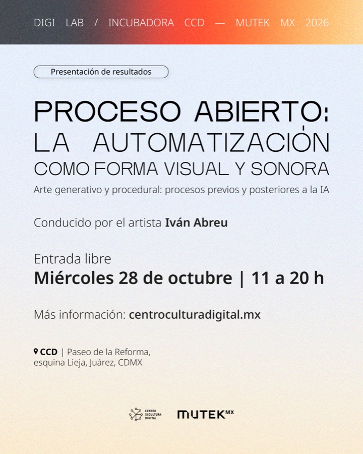 Cartel de Proceso abierto